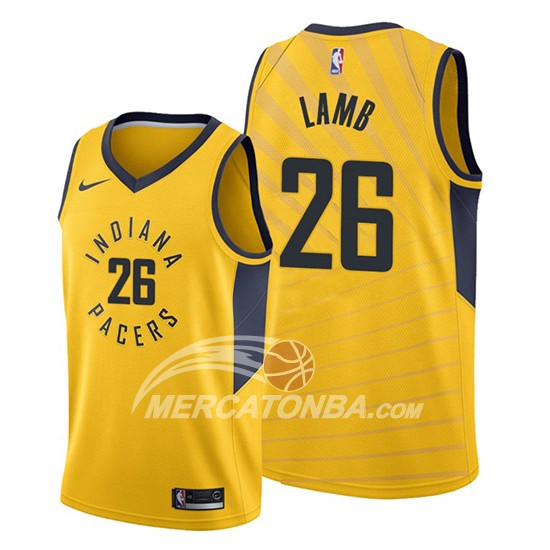 Maglia Indiana Pacers Jeremy Lamb Statement Or